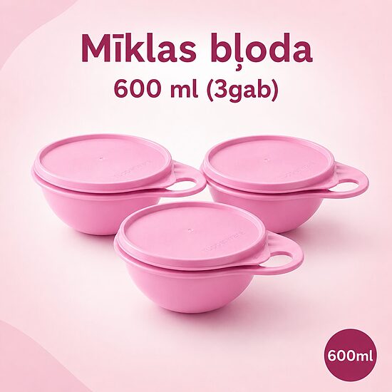 Mīklas bļoda 600 ml (3gab) (-44% atlaide)